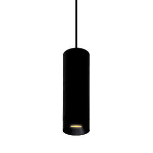 [NEC1630-7W-BK]  Plafonnier Tube Noir 7w 3000k 560lm UGR<19