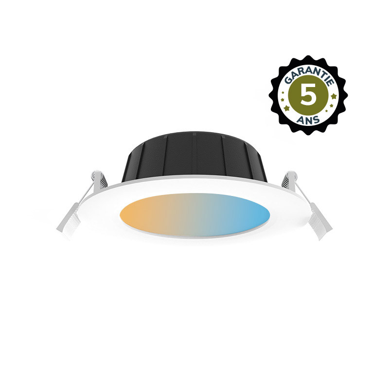 Downlight LED CCT DALI2/PUSH BBC 10W 3000/4000/6500K -  Ø132MM - ENEC - Garantie 5 ans