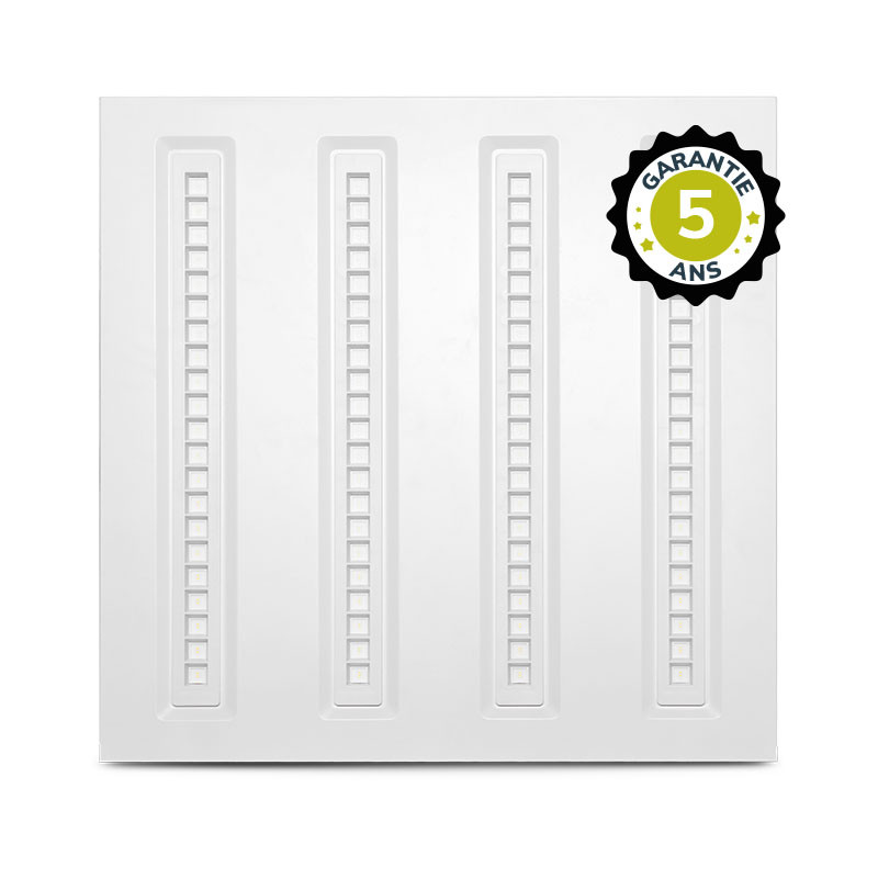 Plafonnier LED Blanc PMMA 595 x 595 30W 4000K ENEC GARANTIE 5 ANS