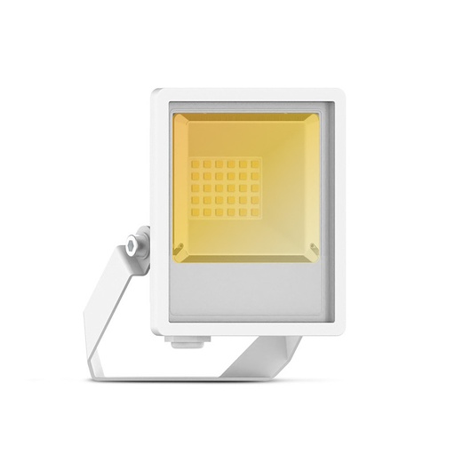 [100929] SCHIJNWERPER LED 10W CCT IP65 WIT LUMOS LITE
