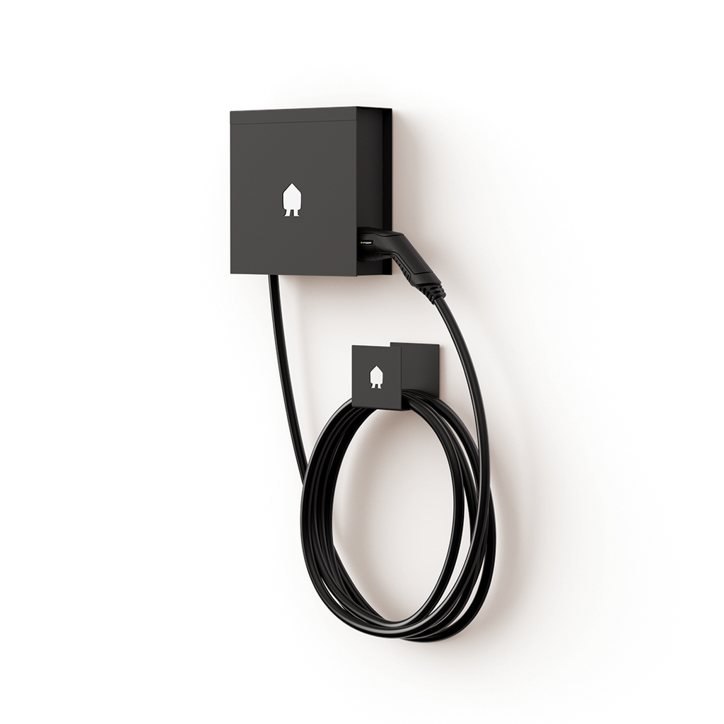 SMAPPEE EV WALL MOUNTED CHARGER 22kW 1 OR 3-PHASE BLACK TYPE 2 CABLE 8M
