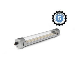 [100712] LED Buisvormig Transparant Met doorvoer 20W 3000 LM 3000K - 5 jaar garantie