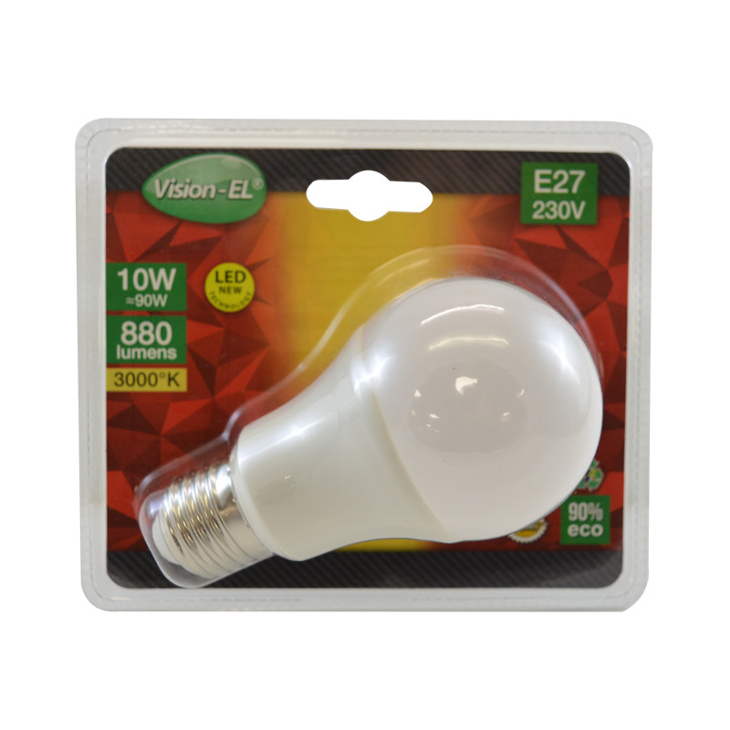LED lamp E27 Bulb 10W 3000K