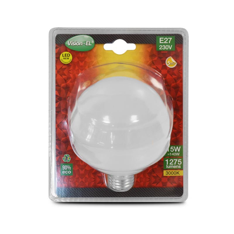 LED lamp Globe E27 15W 3000K