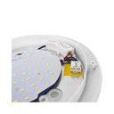 7790 - Hall lighting surface round 18w 4000k + sensor