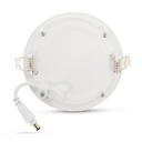 ROUND PANEL-LED-120MM-6W-3000K-WHITE 