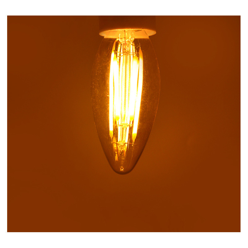 ED lamp E14 Filament Golden Vlam 4W 2700K Blister