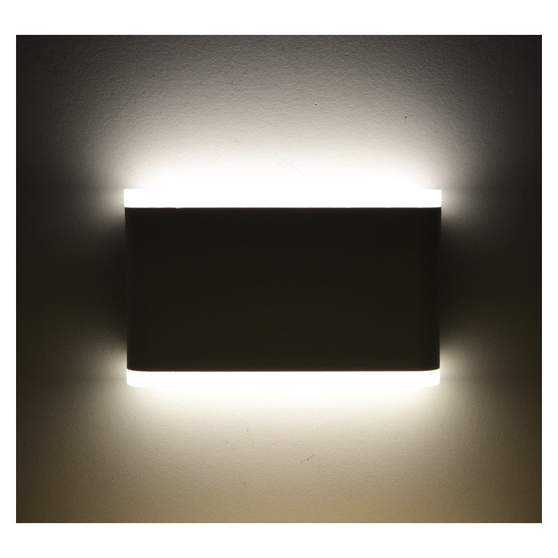 Opbouwarmatuur LED 10 W 175 mm 4000K Grijs Anthracite IP54