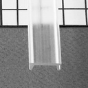 Diffuser Clip Profiel 17.6mm Transparant 1m voor LED strip