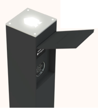 SMAPPEE V4 EV ONE BLACK STANDALONE CHARGER 22KW AFIR