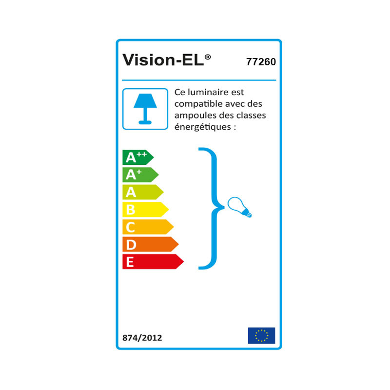 Ronde ronde spot met lage luminantie Ø82mm IP20