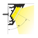 LED PROFILE ALU ANGLE 30° 1000MM  