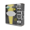 Plafond armatuur Wit Ø128 6W 3000K