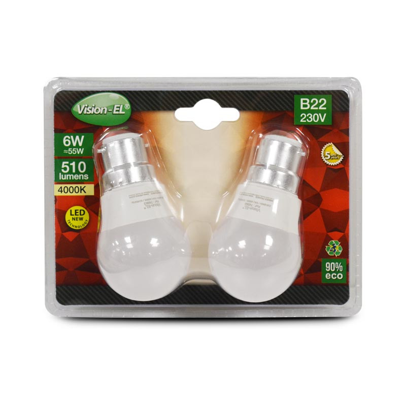 BULB-LED-E27-G45-6W-4000K-BLISTER X2