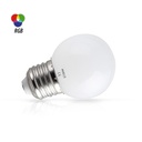 LED lamp E27 RGB 1W
