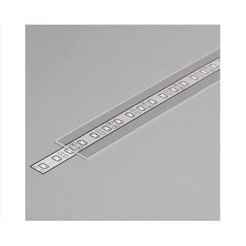 Diffuser Profiel 19.2mm Transparant 1m voor LED strip