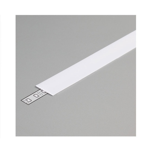 [9894] Diffuseur Profile 19.2mm Blanc 2m pour bandeaux LED