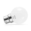 LED lamp B22 Bulb 1W 6000K Blister x 2