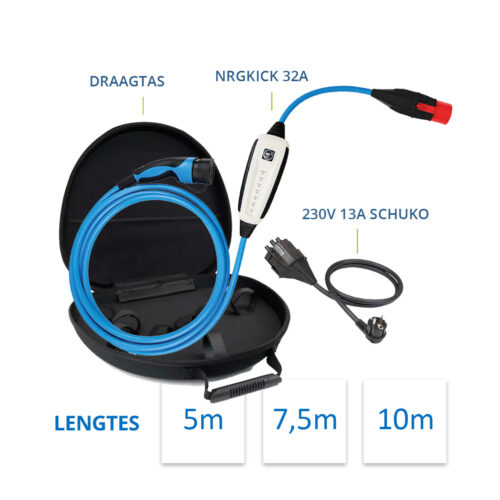 NRGKICK EV CHARGING UNIT 32A 5M WIFI+BT SMART ATTACHMENT+CARRIER BAG