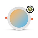 Plafonnier LED Blanc Ø225 18W CCT GARANTIE 5 ANS