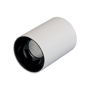 Plafonnier Cylindrique blanc/noir 12w 3000k 960lm UGR<19