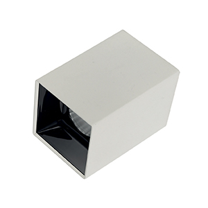 [NEC1690] Plafonnier Cubique blanc/noir 12w 3000k 960lm UGR<19