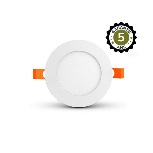 [100079] Plafond armatuur Wit Ø120 6W 480 LM 4000K