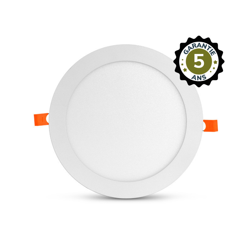 INBOUW-LED-ROND-WIT-Ø225-18W-3000K- 5 JAAR GARANTIE