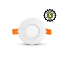 Plafonnier LED Blanc Ø90 3W 3000K GARANTIE 5 ANS