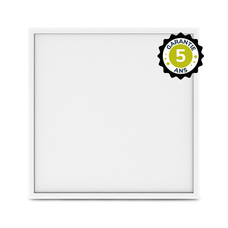 Plafonnier LED 595x595 36W Blanc 4000K 4000lm IP65 Prismatique ENEC GARANTIE 5 ANS