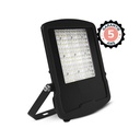 FLOODLIGHT ASYM ZWART 100W 3000K