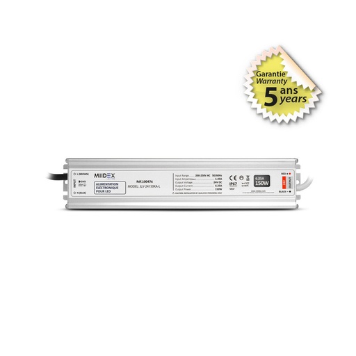 [100474] Voeding voor LED 150W 24V DC