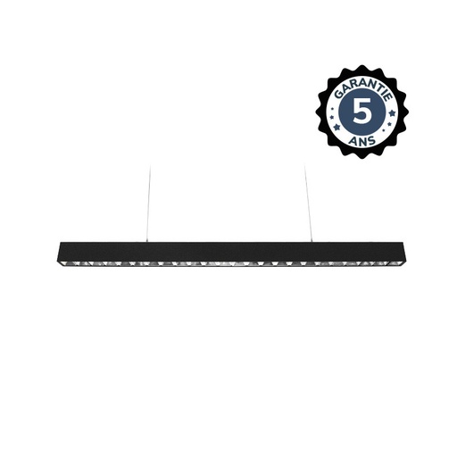 [100523] LINEAIRE LED ZWART 1500MM 50W 4000K DALI/PUSH UGR19 GARANTIE 5 JAAR