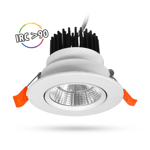 [100400] SPOT LED INCLINABLE + ALIMENTATION ELECTRONIQUE ENEC - 7W - 4000 K