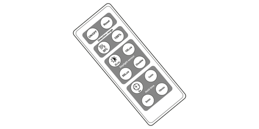 [OSLOTEL (533017)] REMOTE CONTROL FOR TRIPROOF OSLO WITH HF SENSOR