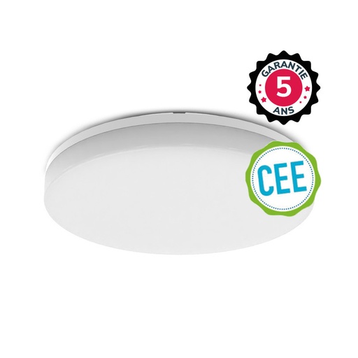 [100240] Plafond armatuur Rond Ø280 18W 4000K + Detector met extinction notice