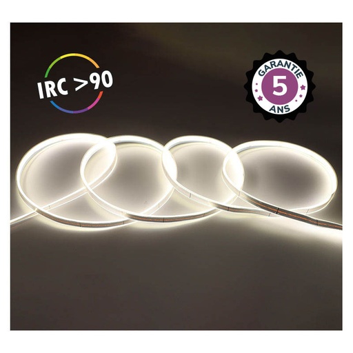 [100520] LED-STRIP-COB-4000K-5m-320 LED/m-9W/m-IP65-24V- 5 YEAR WARRANTY