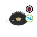 DOWNLIGHT-SPOT-6W-CCT 2700/3000/4000K-DIMMABLE + DETECTOR -BLACK- 5 YEAR WARRANTY