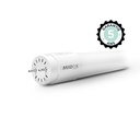 TUBE LED T8 18W 4000K 1500 MM P/N MÊME CÔTÉ + STARTER - GARANTIE 5 ANS