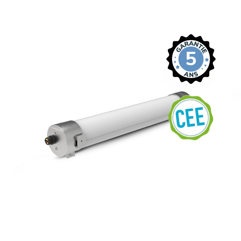 TRIPROOF-TUBULAR + DETECTOR-17W-60CM-OPAAL-3000K-5 JAAR GARANTIE