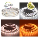 LED STRIP CCT 5M 120 LED/M 10W/M IP20 DIMBAAR - 24 V - 5 JAAR GARANTIE