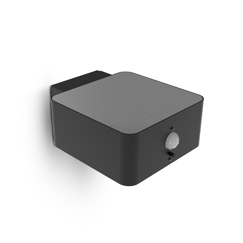 LED OPBOUWARMATUUR ZONNE-ENERGIE 5W 3000K + DETECTOR IR