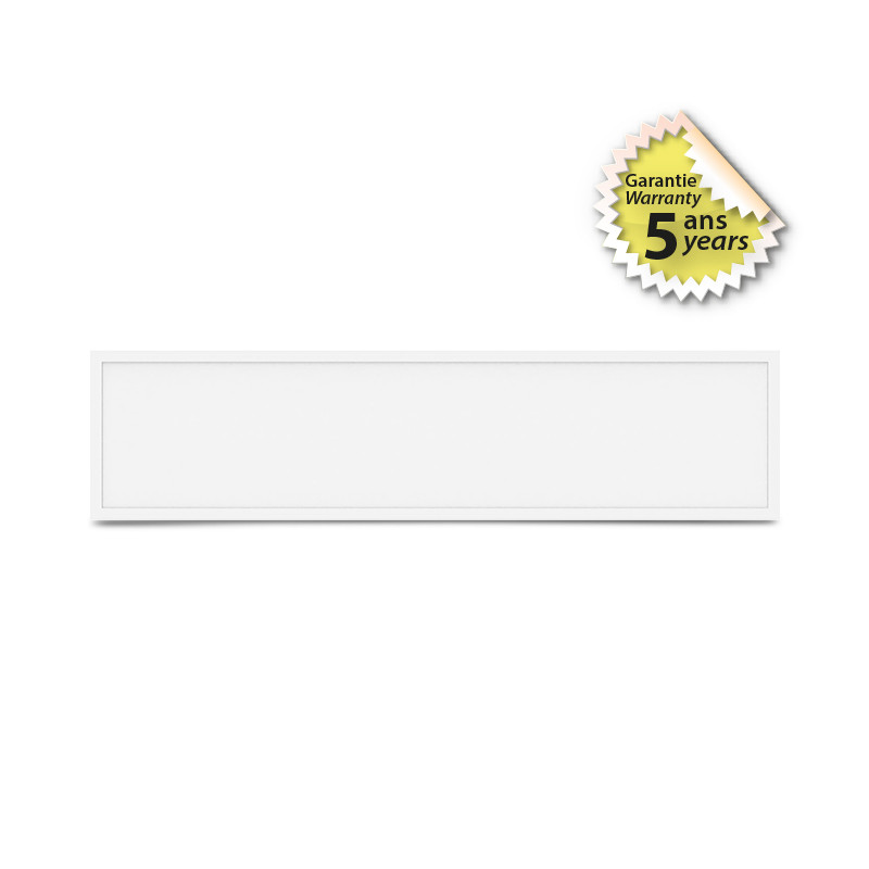 Plafonnier LED Blanc 295 x 1195 mm 28W 6000K - ENEC - Garantie 5 ans