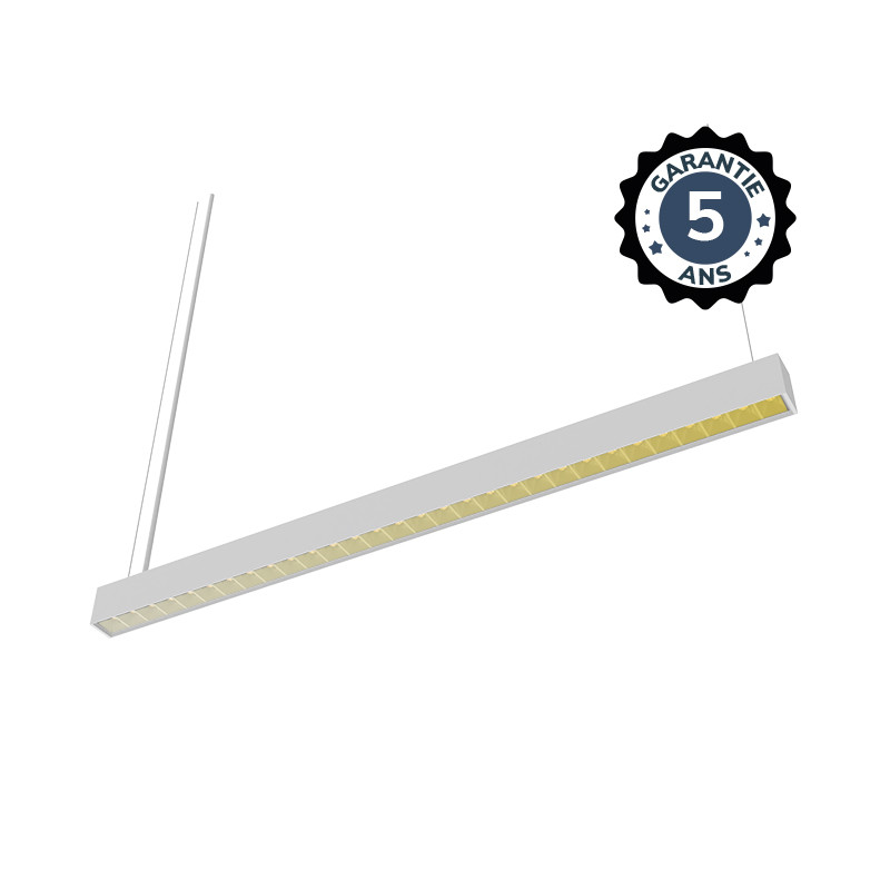 LINEAIRE LED REFLECTOR WIT 1200MM CCT 24W DALI2 DIMBAAR - PROLINE - 5 JAAR GARANTIE