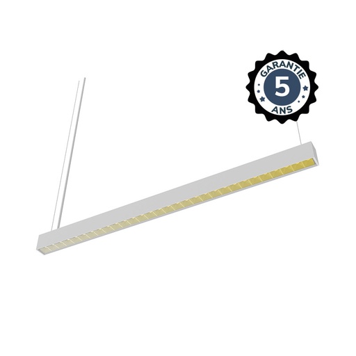 [100698] LINEAR LED REFLECTOR WHITE 1200MM CCT 24W DALI2 - PROLINE - 5 YEAR WARRANTY