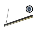 LINEAIRE LED REFLECTOR ZWART 1200MM CCT 24W DALI2 DIMBAAR - PROLINE - 5 JAAR GARANTIE