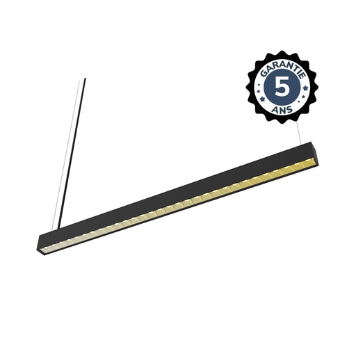 [100701] LINEAIRE LED REFLECTOR ZWART 1500MM CCT 30W DALI2 DIMBAAR - PROLINE - 5 JAAR GARANTIE