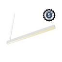 LINEAIRE LED PRISMATISCH WIT 1200MM CCT 32W DALI2 DIMBAAR - PROLINE - 5 JAAR GARANTIE