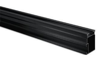 RENVARRAIL360MBL - RENUSOL VARIOSOLE MOUNTING RAIL BLACK 3600MM
