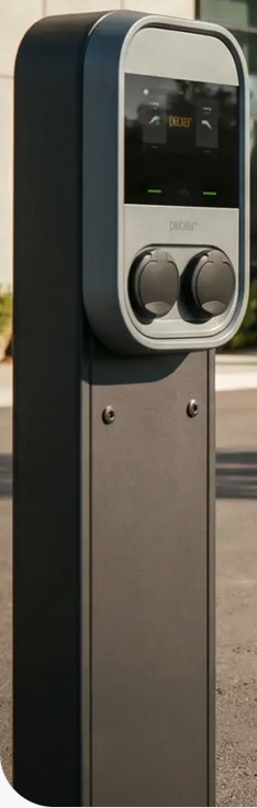 PEBLAR DUAL PEDESTAL FOR 1 CHARGER